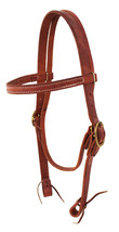 Horse Western Amish Made Working Tack 1&quot; Leather Headstall 975H1010 - $912.78 MXN