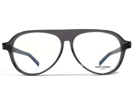 Saint Laurent SL159/F 003 Eyeglasses Frames Clear Grey Aviator 57-12-145 - £147.59 GBP