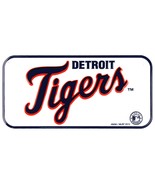 Detroit Tigers 3&quot; x 6&quot; Embossed Metal Novelty Bicycle Tag Bike Plate - £3.80 GBP