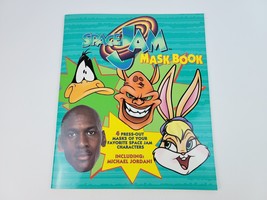 1996 Space Jam Mask Book w/4  Masks Michael Jordan Monster Lola Daffy Duck MINT! - £22.98 GBP
