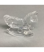 Bleikristall Lead Crystal (K) Handcrafted Austrian Rocking Horse Figurine - $54.83 CAD