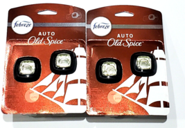 2 Packs Of 2 Febreze Auto Old Spice Air Freshener Vent Clips - £23.69 GBP