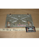 OEM 78 Olds Delta 88 REAR BUMPER LICENSE PLATE TRIM BRACKET GAS DOOR COVER - $94.96 CAD