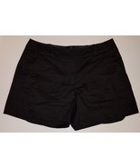 NWT Season. Js Black Short Shorts Size Large Deep Pockets - £10.80 GBP