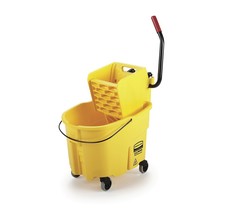 Rubbermaid Commercial Products WaveBrake 35 Qt. Side-Press Mop Bucket and - $117.81