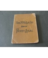 Rand McNally New Pocket Atlas Copyright 1893 Book.  - £70.06 GBP
