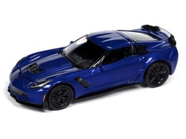 2019 Chevrolet Corvette Z06 Elkhart Lake Blue Metallic &quot;Sports Cars&quot; Ser... - $703.72 MXN