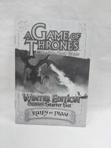A Game Of Thrones Collectible Card Game Winter EditionPremium Starter Se... - $8.01