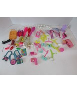 Assortment of Barbie Doll Accessories Shoes Props Hair Care more - £7.84 GBP