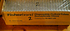 Fisherbrand Disposable Culture Tubes 16X100mm Sealed, 250 pcs Cat 14-961-29 - £13.38 GBP