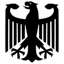 2x German Deutschland Coat of Arms Eagle Vinyl Decal Sticker Different colors - $4.40+