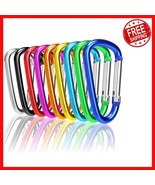 Multicolor Heavy-Duty Aluminum Carabiner Clips - 30 Pack for Outdoor Gear - $39.93 CAD