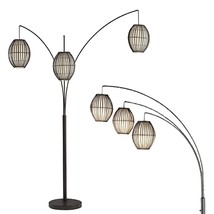 Adesso 4026-26 Maui Arc Lamp, 82 in., 3x60W Incandescent,13 CFL, Antique Bronze, - $235.99