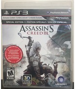 Assassin&#39;s Creed III -- Special Edition (Sony PlayStation 3, 2012) - £5.13 GBP