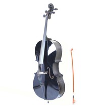 High Quality Professional 4/4 Full Size Basswood Cello Set Black - £213.64 GBP