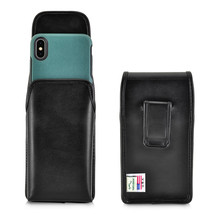 Belt Case Fits I Phone 11 Pro Max Xs Max w/ Otterbox Symmetry Leather Clip Pouch - £28.98 GBP