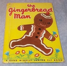 Child&#39;s Rand McNally Junior Elf Book The Gingerbread Man No 685 1954 15 cent - £6.33 GBP