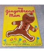 Child&#39;s Rand McNally Junior Elf Book The Gingerbread Man No 685 1954 15 ... - $10.79 CAD