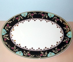 Lenox Global Tapestry Garnet Lotus Serving Platter 15&quot; New - $91.97