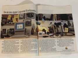 1988 Apple II Computer vintage Print Ad 2 Page Advertisement pa20 - £10.24 GBP
