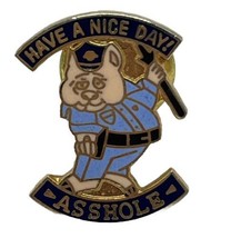 Have A Nice Day Police Officer Department Law Enforcement Enamel Lapel Hat Pin - £8.07 GBP