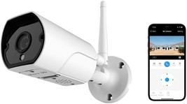 1920P IP Camera WiFi Wired Outdoor Security 10x Digital Zoom Night Vision Motion - £44.84 GBP