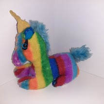 Vintage Superior Toy Novelty Rainbow Unicorn Mini Plush Stuffed Toy HTF ... - £17.20 GBP