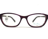 Vera Bradley Eyeglasses Frames Cameron HTR Purple Cat Eye Full Rim 49-15... - $69.91