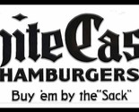 White Castle Hamburgers Metal Advertising Sign - $69.25