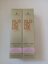 Schwarzkopf Blonde me Blonde Toning - LILAC 2.02 fl oz BRAND NEW 2 pac Lot - £14.62 GBP