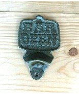 Wall Mounted Bottle Opener Cast Iron Bar Open Home Bar Decor Man Cave Gi... - $246.89 MXN