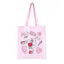 Lzzang ins heart harajuku women shoulder bag art gothic school bag y2k anime canvas bag thumb200