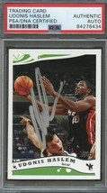 2005 Topps #125 Udonis Haslem Signed Card AUTO PSA Slabbed Heat - £44.84 GBP