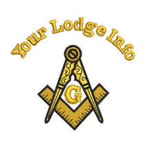 Freemason Masonic Compass and Square Embroidered Polo Shirt - $29.95+