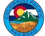 Colorado Pacific Railroad Railway Train Sticker Decal R7379 - $1.95+