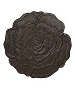 Pack Of 3 Rustic Cast Iron Rose Flower Blossom Garden Garden Stepping St... - €52,31 EUR