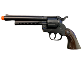 Gonher Cowboy Revolver Cavalry 12 Shot Cap Gun Faux Wood Grip Made in Spain - $29.39