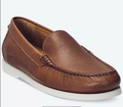 New Polo Ralph Lauren Men&#39;s Merton Leather Venetian Loafers Shoes Brown ... - $69.25