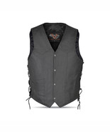 Kids Leather Vest inside lining lace sides - $825.38 MXN
