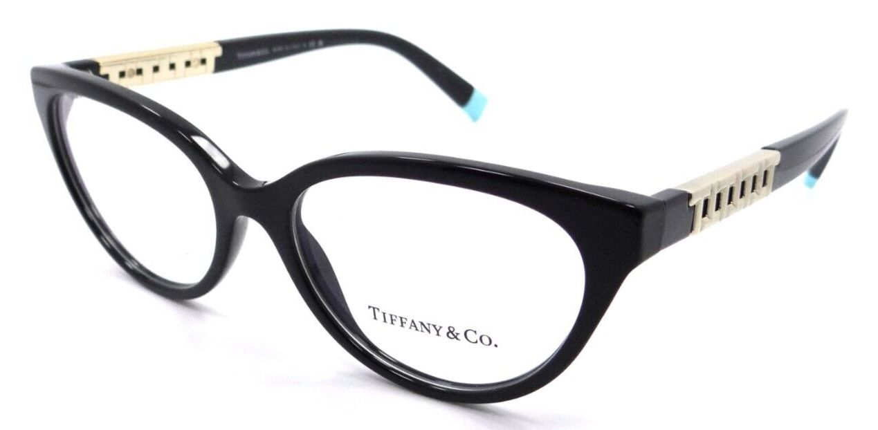 Primary image for Tiffany & Co Eyeglasses Frames TF 2226 8001 52-16-140 Black Made in Italy