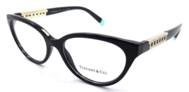 Tiffany &amp; Co Eyeglasses Frames TF 2226 8001 52-16-140 Black Made in Italy - $133.67