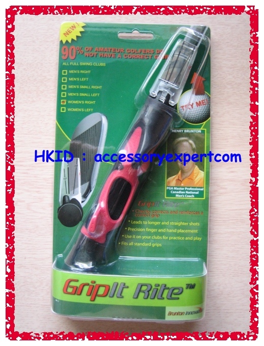 Grip It Rite Golf Grip Improvement Training Aid, Womens Right Hand Red 2 set - $36.00