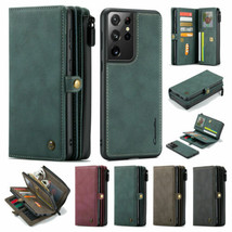 For Samsung Galaxy S21/S21 Plus/Ultra Leather Removable Wallet Flip Case Cover - $93.25