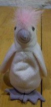 TY Beanie Baby KUKU THE COCKATOO BIRD 6&quot; Plush STUFFED ANIMAL Toy - $15.35