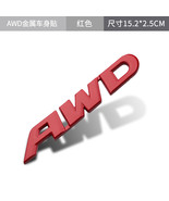 Car Four-Wheel Drive Off-Road Car Sticker Metal 4Wd  Wrangler Guide Modi... - $14.99