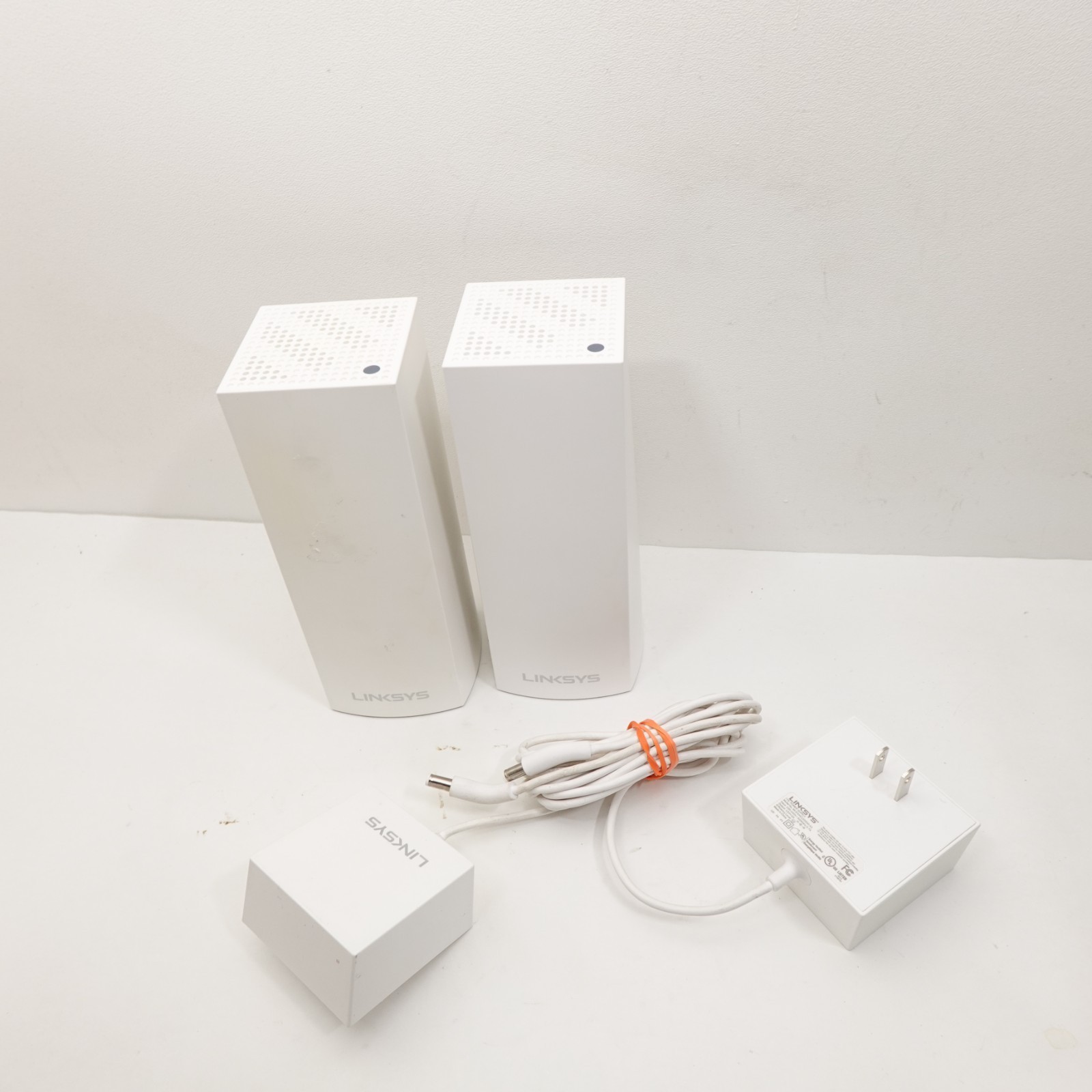 Set of 2 Linksys Velop WHW03 Whole Home Wi-Fi System with AC Cords - $31.49