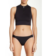 Tart Women's Swim Solid Tab Side Bikini Bottom Black Size XS - £41.58 GBP