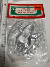 Vintage COMMODORE Plastic Lucite Christmas Ornament-Santa Clause-NOS Lot 4 - £16.24 GBP