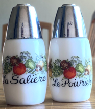 Vintage SPICE OF LIFE Salt and Pepper Shakers Corning Ware Westinghouse Gemco - £12.04 GBP