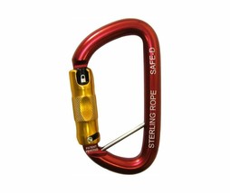Sterling Safe-D Locking Pin Carabiner - £31.44 GBP